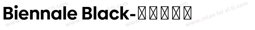 Biennale Black字体转换